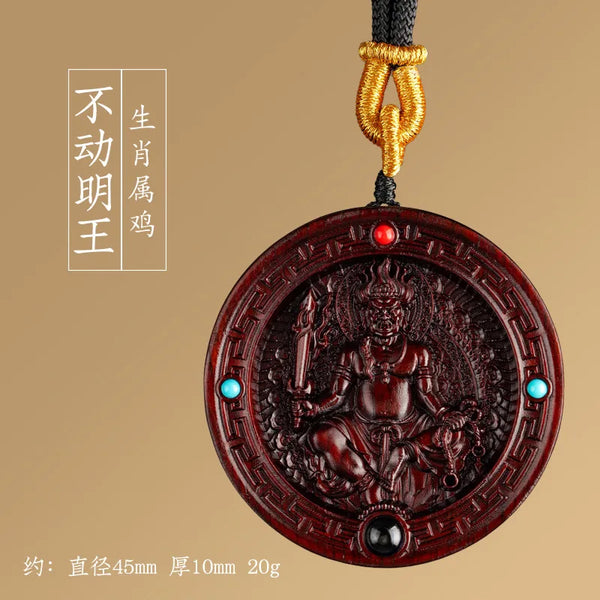 Purple Sandalwood Buddha Pendant-ToShay.org