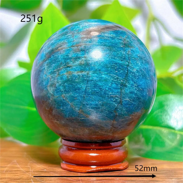 Blue Apatite Ball-ToShay.org