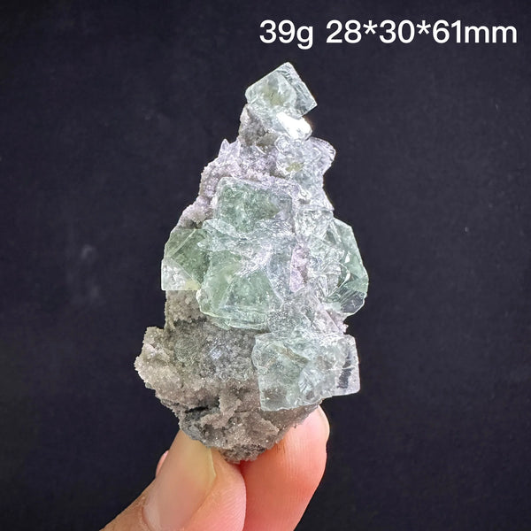 Green Fluorite Mineral Cluster-ToShay.org