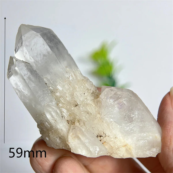 Clear Pineapple Quartz Cluster-ToShay.org