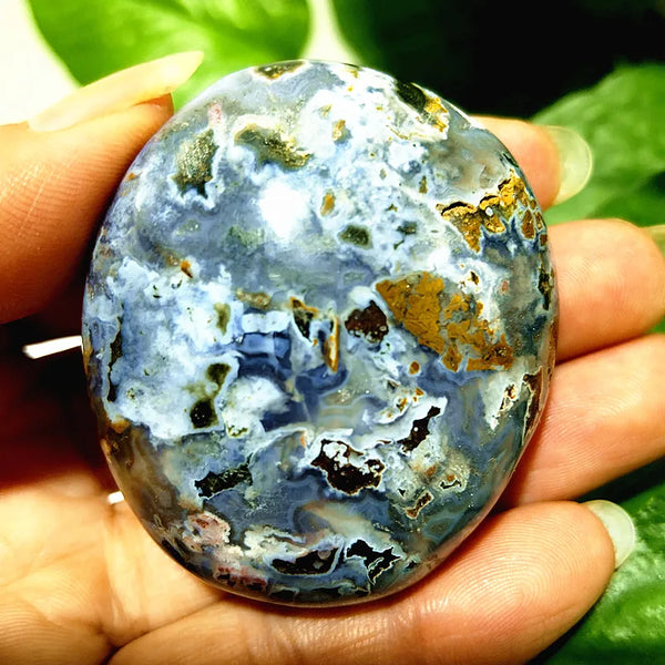 Ocean Jasper Palm Stone-ToShay.org