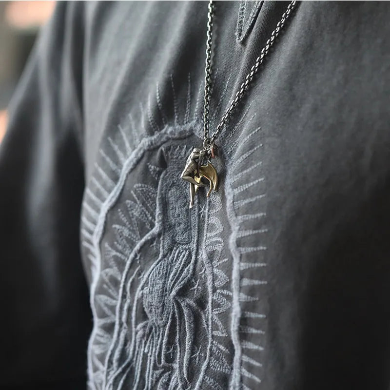 Silver Devil Pendants-ToShay.org