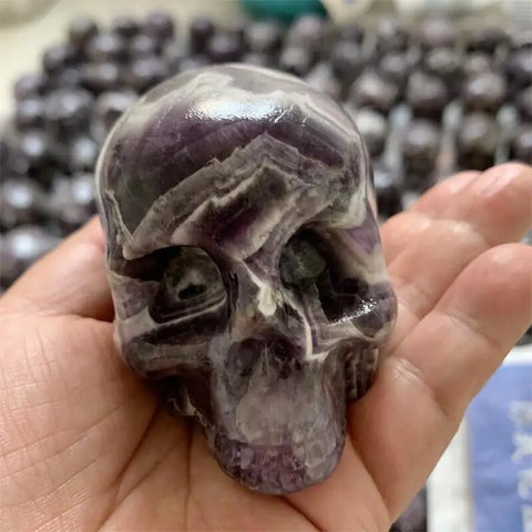 Purple Dream Amethyst Skulls-ToShay.org