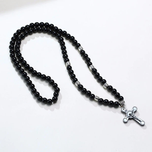 Black Carnelian Rosary Beads-ToShay.org