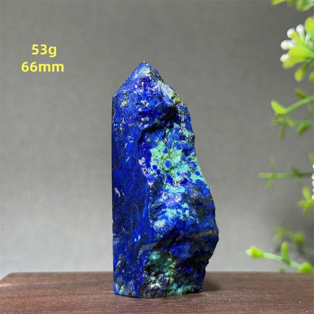 Blue Azurite Wand-ToShay.org