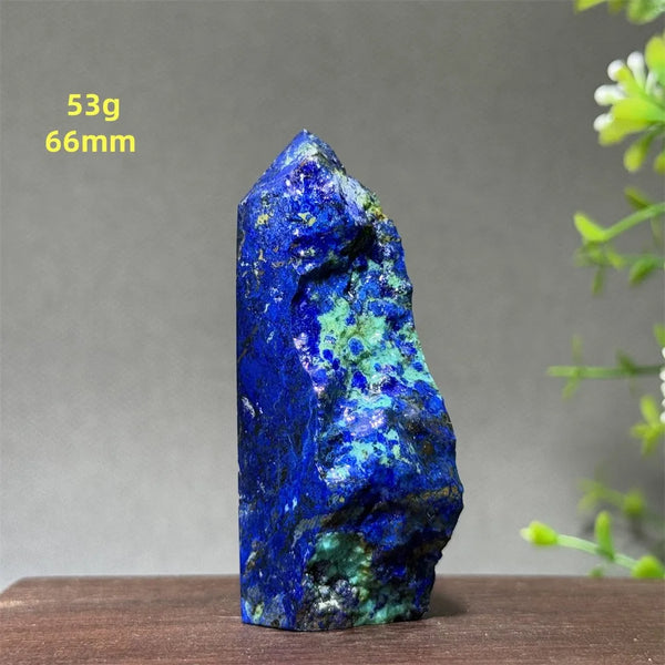 Blue Azurite Wand-ToShay.org