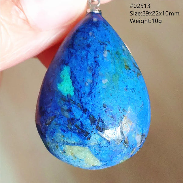Blue Azulite Pendant-ToShay.org