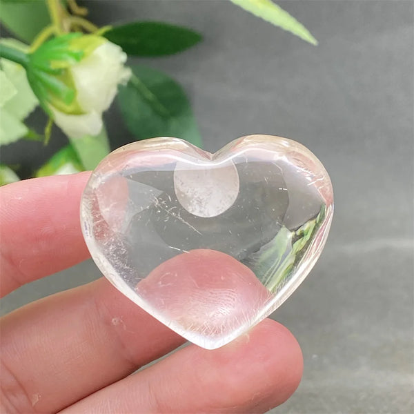 Clear Crystal Heart-ToShay.org