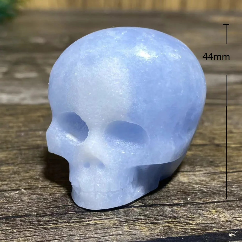 Blue Crystal Quartz Skull-ToShay.org