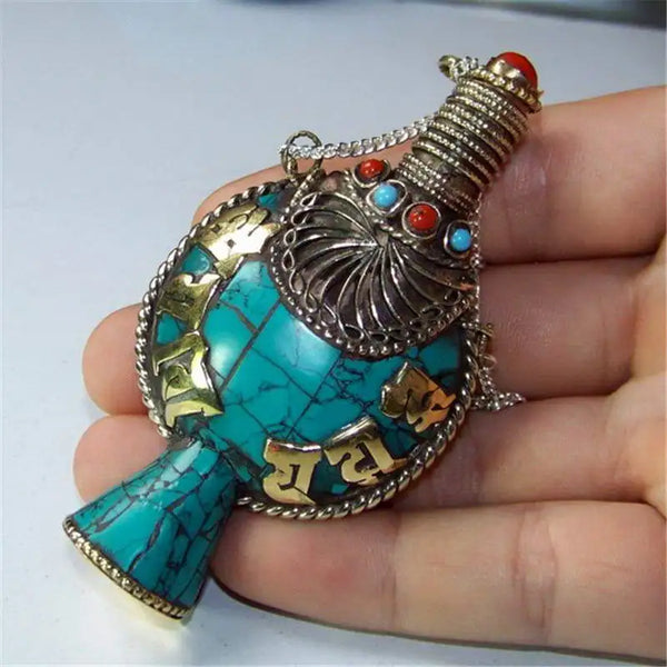 Brass Snuff Bottle Pendants-ToShay.org