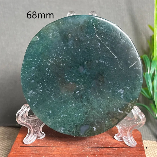 Green Moss Agate Plate-ToShay.org