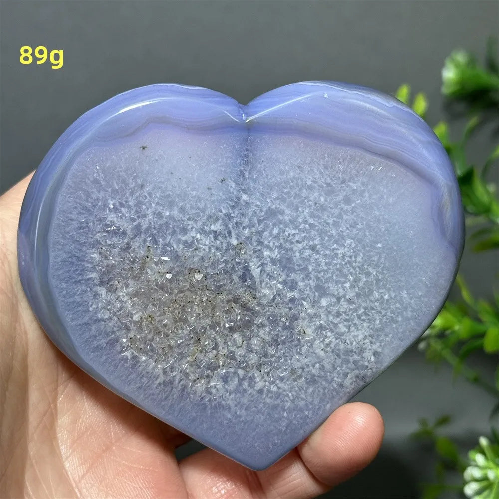 Blue Agate Geode Heart-ToShay.org