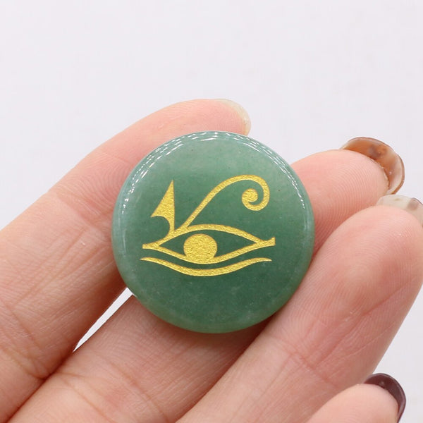 Green Aventurine Palm Stones-ToShay.org