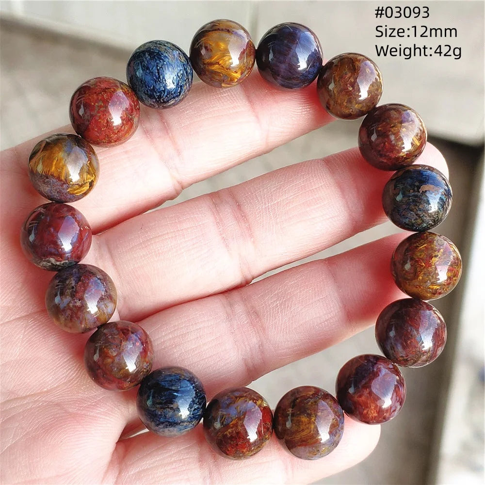 Blue Red Pietersite Bracelet-ToShay.org