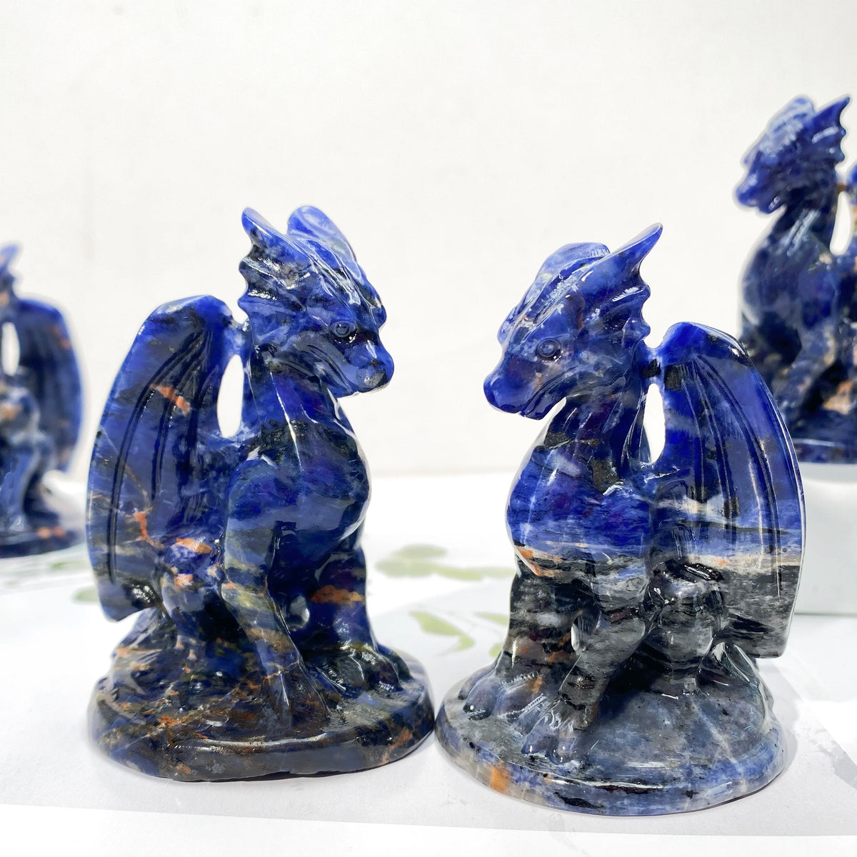 Blue Sodalite Flying Dragon-ToShay.org