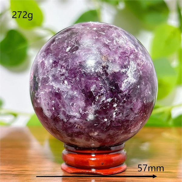 Purple Lepidolite Ball-ToShay.org