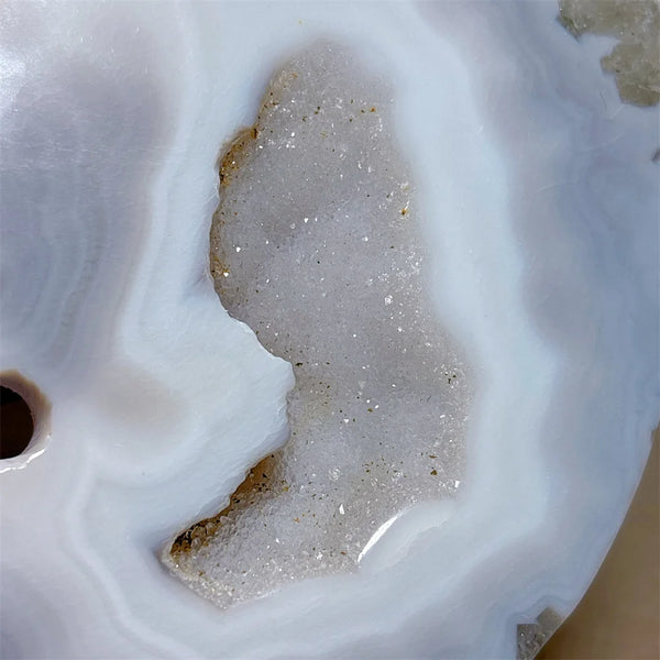 Blue Agate Druzy Moon-ToShay.org