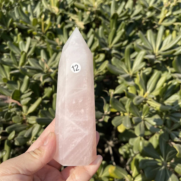 Pink Rose Quartz Point-ToShay.org