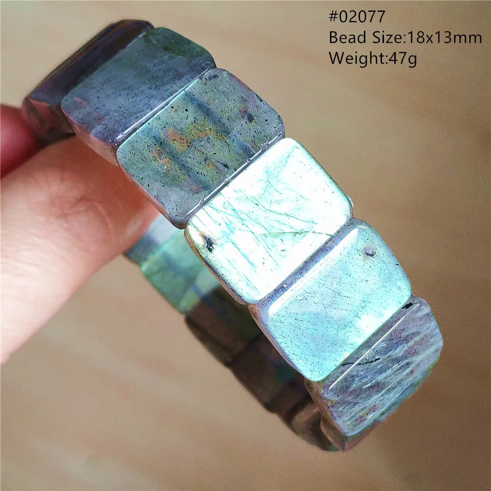 Blue Light Labradorite Bracelet-ToShay.org
