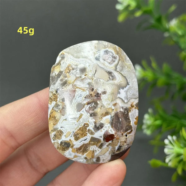 Red Agate Palm Stone-ToShay.org