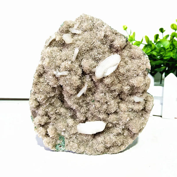 White Apophyllite Zeolite Crystal-ToShay.org