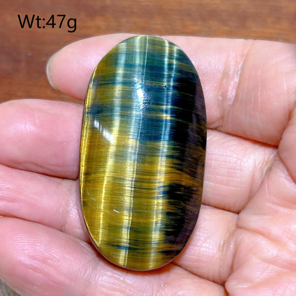 Blue Yellow Tiger Eye Stone-ToShay.org