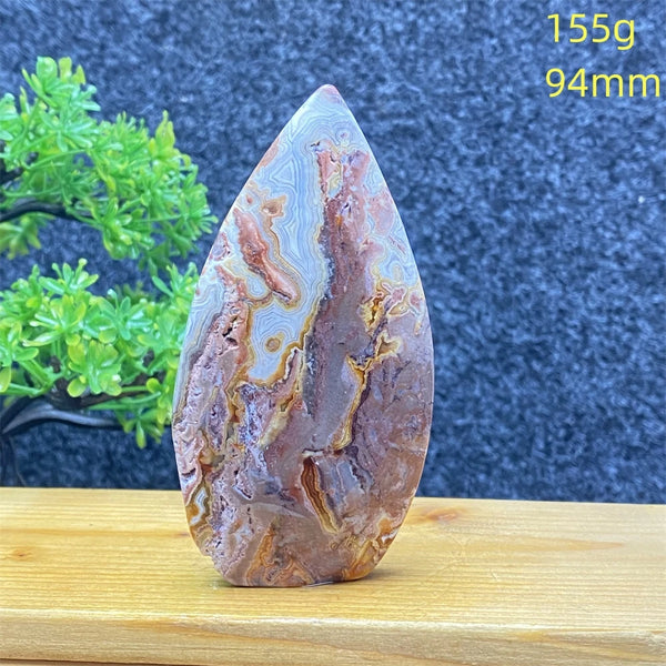 Blue Lace Agate Torch-ToShay.org