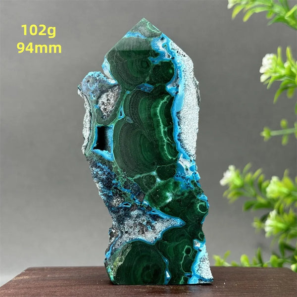 Blue Chrysocolla Tower-ToShay.org