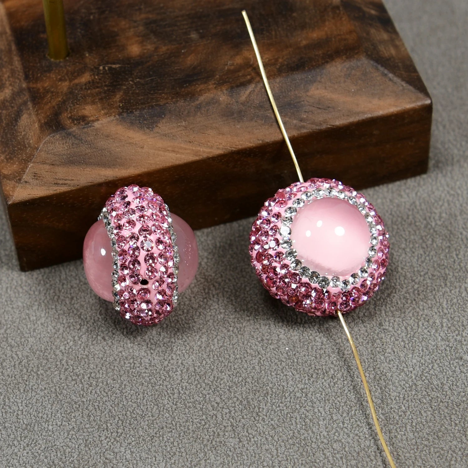 Pink Rose Quartz Rhinestone-ToShay.org