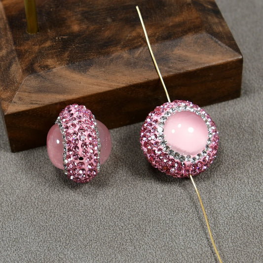 Pink Rose Quartz Rhinestone-ToShay.org