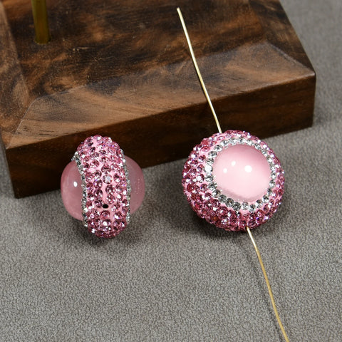 Pink Rose Quartz Rhinestone-ToShay.org