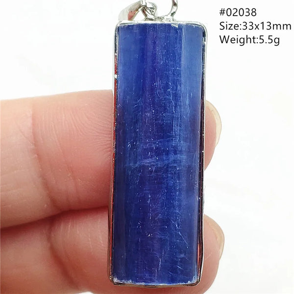 Blue Kyanite Cat Eye Pendant-ToShay.org