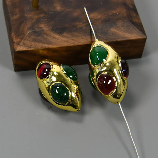 Gold Bezel Beads-ToShay.org