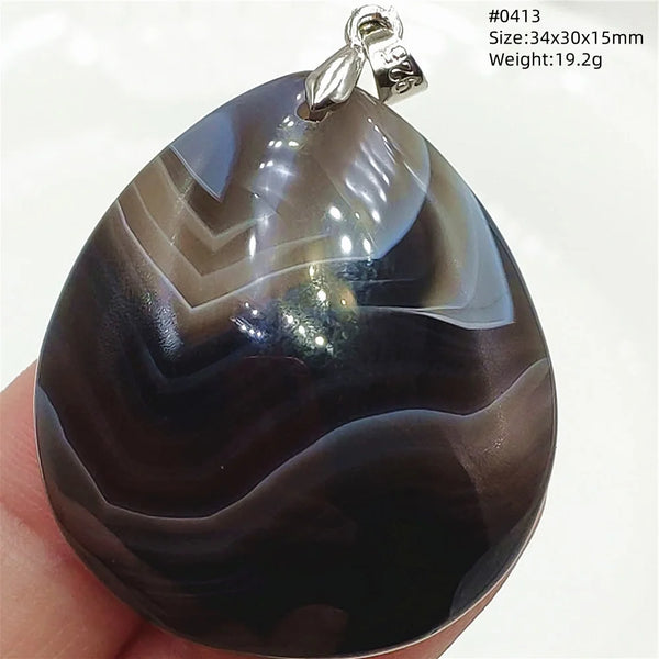 Black Red Agate Pendant-ToShay.org