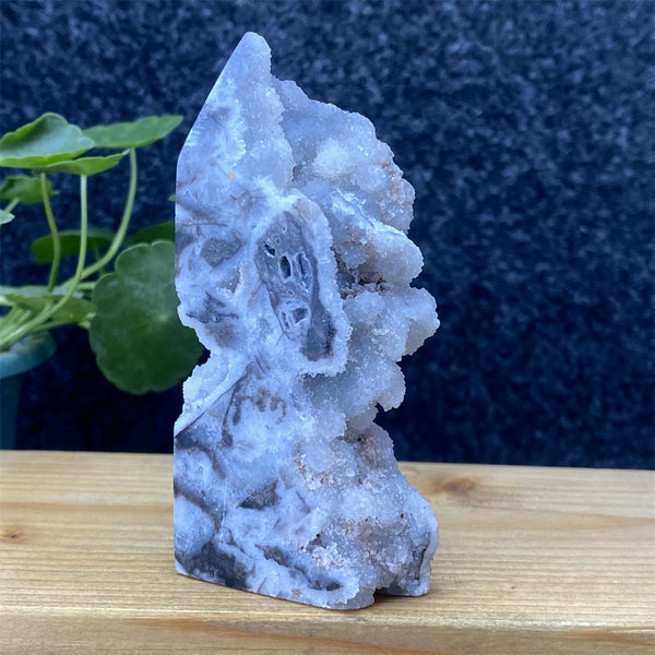Purple Sphalerite Geode Tower-ToShay.org