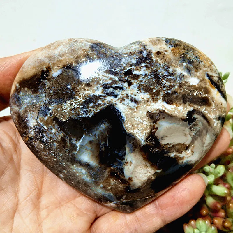 Grey Opal Crystal Heart-ToShay.org
