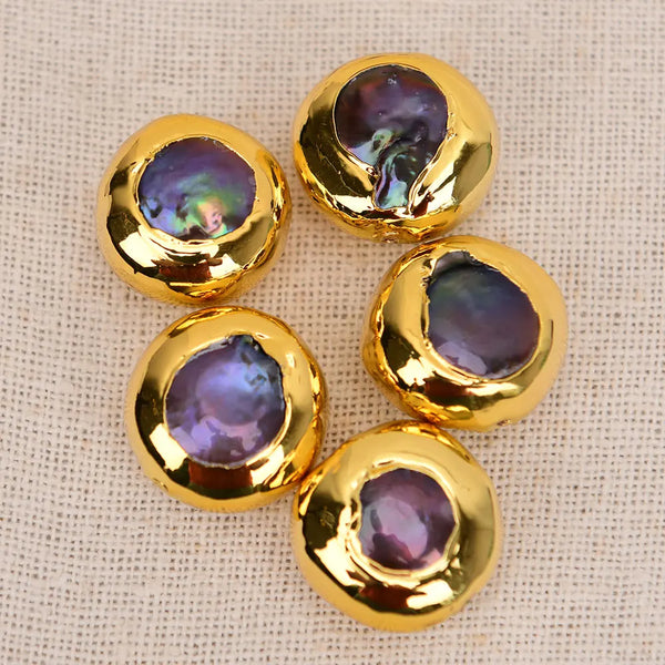 Black Pearl Coin Beads-ToShay.org