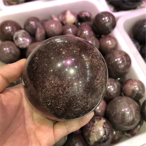 Red Garnet Crystal Balls-ToShay.org