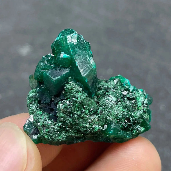 Green Dioptase Crystal-ToShay.org