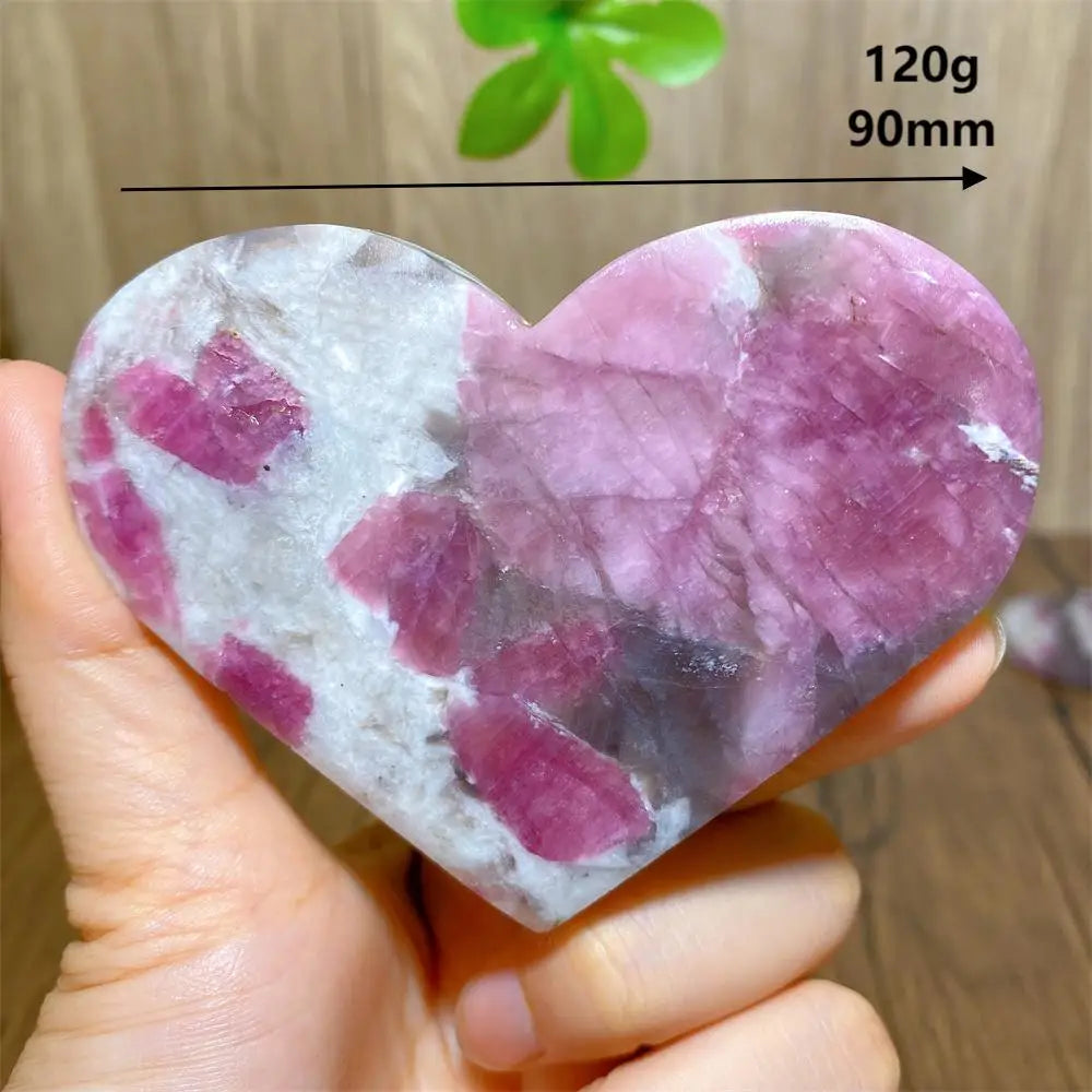 Pink Unicorn Tourmaline Heart-ToShay.org