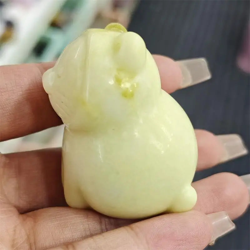 Yellow Jade Seal Cat-ToShay.org