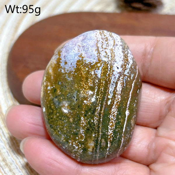Ocean Jasper Palm Stone-ToShay.org