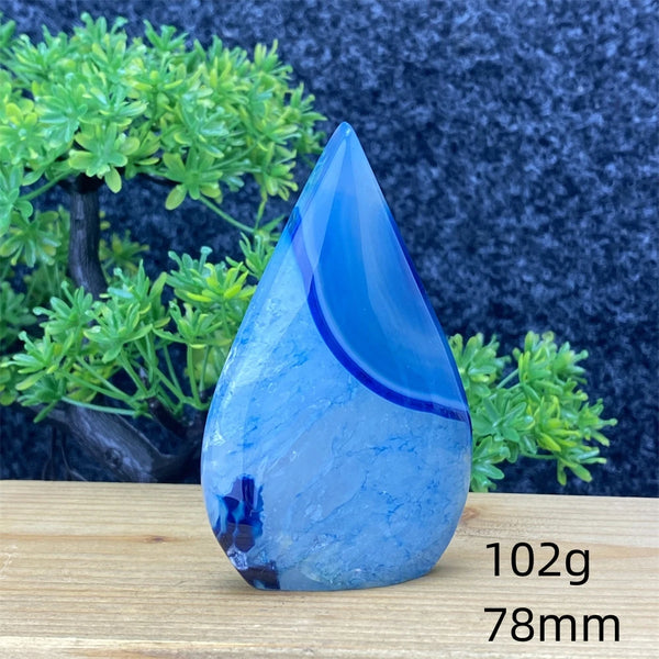 Blue Agate Torch-ToShay.org