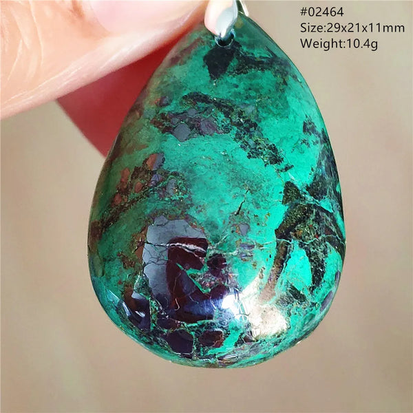 Blue Azulite Malachite Pendant-ToShay.org