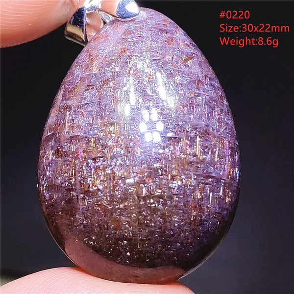 Blue Blood Red Lolite Pendant-ToShay.org