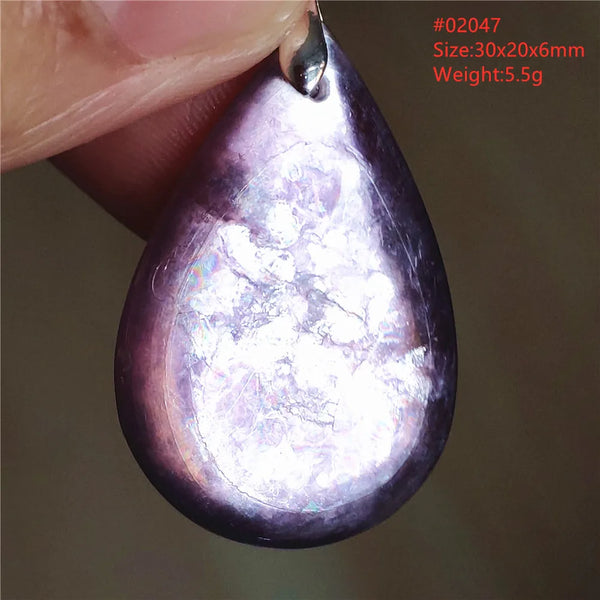Purple Lepidolite Pendant-ToShay.org