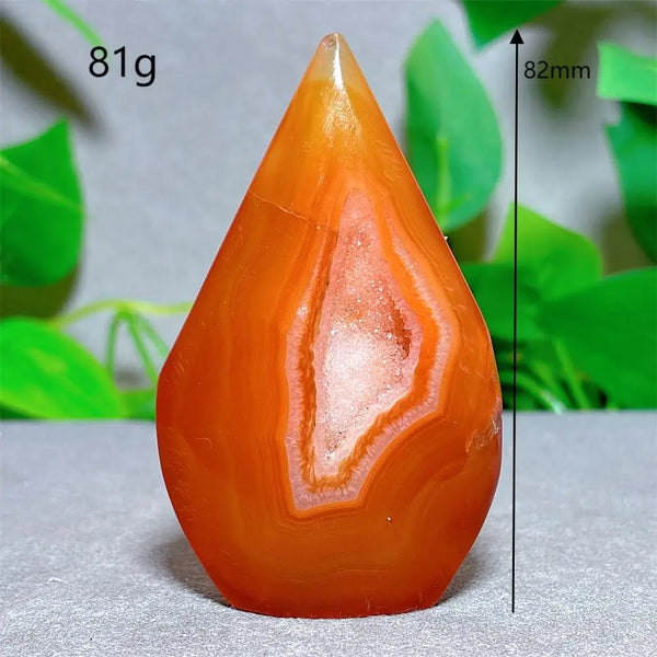 Orange Carnelian Crystal Torch-ToShay.org