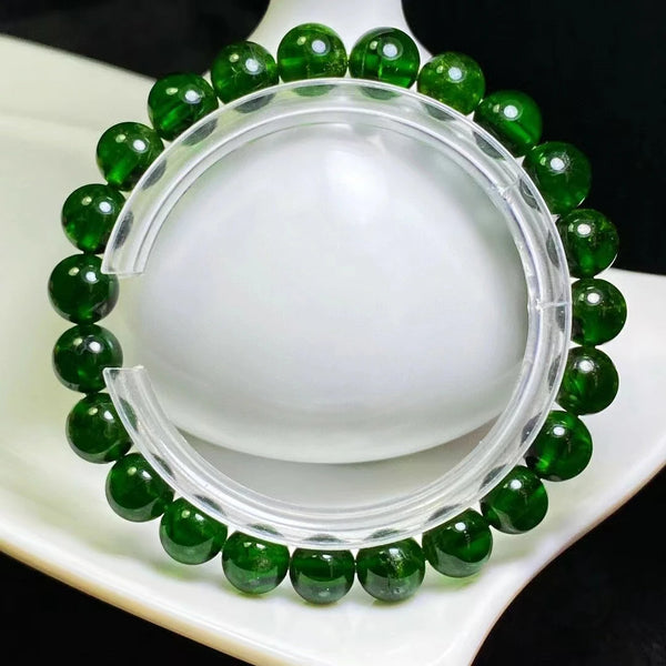 Green Chrome Diopside Bracelet-ToShay.org