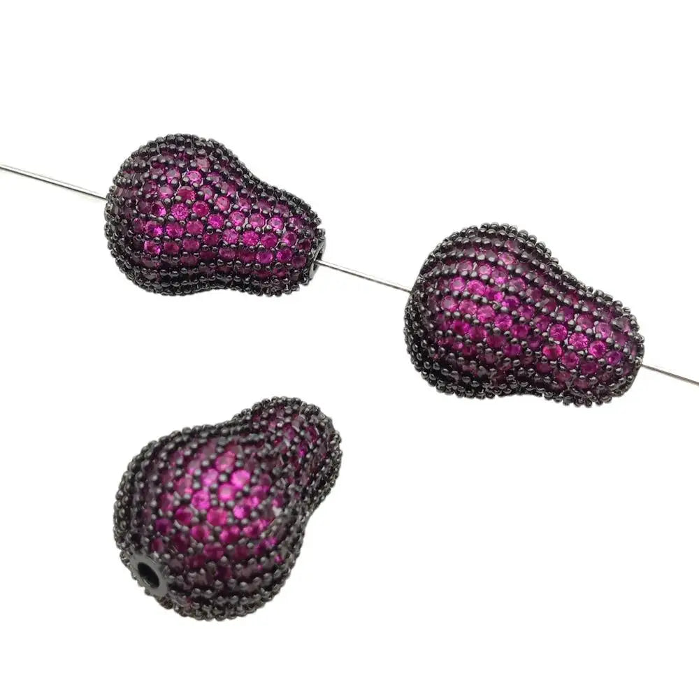 Purple Fuchsia Paved Beads-ToShay.org