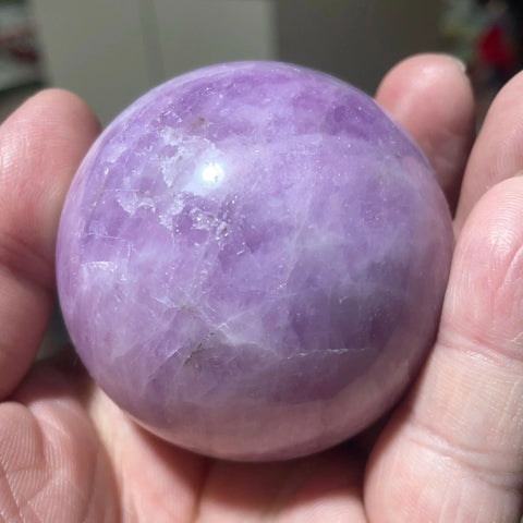 Pink Purple Kunzite Ball-ToShay.org